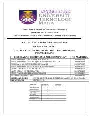Di malaysia, tiada peruntukan perundangan spesifik terhadap gerakan lgbt. Ulasan Artikel Gejala Lgbt Isu Dan Penyelesaian Docx Fakulti Perladangan Dan Agroteknologi Uitm Melaka Kampus Jasin Sarjana Muda Sains Dalam Agronomi Course Hero