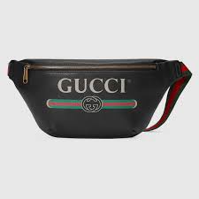 Profitez de l'emballage cadeau offert. Sac Ceinture Noir Imprime Gucci Sacoche Gucci Sac Gucci Sac Cuir