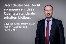 Hubert aiwanger (born 26 january 1971) is a german politician and party leader of the free voters (german: Wirtschaftsminister Aiwanger Zum Hoai Urteil Jetzt Deutsches Recht So Anpassen Dass Qualitatsstandards Erhalten Bleiben