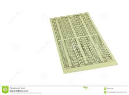 Sales Tax Calculator Chart Isolated Stock Photo Image Of