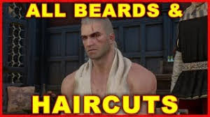 Wild hunt allows you to go to the barber and get your hair and beard styled. Witcher 3 All Haircuts Beards You Can Get Youtube