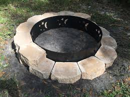 Simple steps to create a fire pit www.fouroakscrafts.com excavate an area and add 3 inches of paver base. My 75 Diy Fire Pit Howchoo