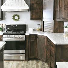Tina Gross On Instagram It S A Basketball And Dance Tournament Weekend It S Also Goi Stained Kitchen Cabinets Rustic Kitchen Cabinets Brown Kitchen Cabinets