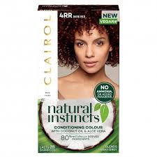 It can be used on a variety of hair bases,from platinum to light brown. Clairol Natural Instincts Semi Permanent Hair Dye Dark Red 4rr Inci Beauty