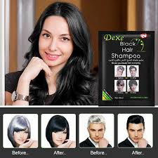 This product by hydratherma naturals can be considered the best shampoo for black men's hair. Original 10pcs Dexe Instant Hair Dye Black Hair Coloring Shampoo 25m Mhvgroup