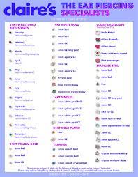 Ear piercing is free at claire's with a purchase of starter kit. Pin By Geenab On J E W L E R Y B O X Claires Ear Piercing Ear Piercings Morganite Earrings Studs