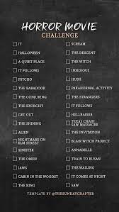 This october (or really, any time of the year), watch these four best scary movies with your girlfriend. Horror Movie Challenge I Will Ask My Bf To Watch With Me Cool Bf Challenge Cool Hor Scary Movies To Watch Netflix Movie List Best Horror Movies