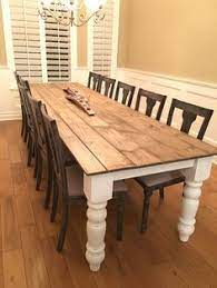 Diy Farmhouse Table My Husband Made My 10 Foot 8 Inch Farmhouse Table Top Mad Home Decor Farmhouse Table Plans Farmhouse Dining Room Table Farmhouse Dining Room