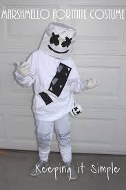 Fortnite costumes of december 2020. Last Minute Diy Marshmello Fortnite Costume Keeping It Simple
