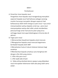 Wujud, qidam, baqa, mukhalafatu lil hawadisi. Makalah Meneladani Kemuliaan Dan Kejujuran Para Rasul Allah Swt