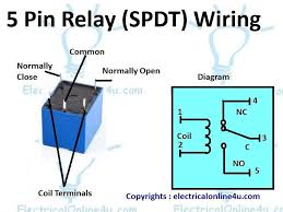 Copper wiring buy from elektrisola, silver contact buy from fuda, plastic part from dopont. 5 Pin Relay Wiring Diagram Use Of Relay Electricalonline4u