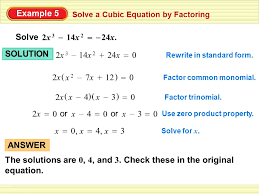 Cubic trinomials are more difficult to factor than quadratic polynomials, mainly because there is no simple formula to use as a last resort as there is with the quadratic formula. How To S Wiki 88 How To Factor Cubic Polynomials Without Grouping