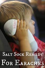 Soothing Salt Sock Remedy For Earaches Home Remedies For Earache Earache Remedies Natural Home Remedies
