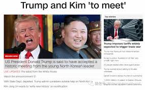 Image result for 川普 金正恩