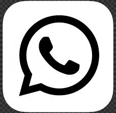 Facebook, instagram, whatsapp 3d rendering of distorted transparent soap bubble in shape of symbol of youtube logo isolated on black background. Whatsapp Logo Black And White Transparent Cutout Png Clipart Images Citypng