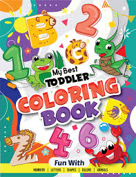 Ant coloring page print the pdf: My Best Toddler Coloring Book Fun With Numbers Letters Shapes Colors Animals Big Activity Workbook For Toddlers Kids Toddlerz Happy 9781075307942 Amazon Com Books