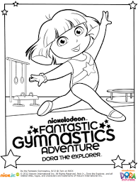 Add these free printable science worksheets and coloring pages to your homeschool day to reinforce science knowledge and to add variety and fun. Free Dora Gymnastics Printable Coloring Pages Family Friendly Frugality