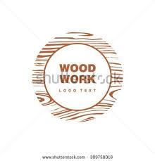 Woodwork Logo In Circle With Wooden Pattern Woodworkinglogo Idees Logo Menuiserie Logos