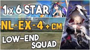 NL-EX-4 + Challenge Mode | Low End Squad |【Arknights】 - YouTube