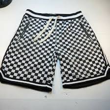 Black And White Checkered Shorts Men S Ebay Sponsored Bascom Projects Premium Mesh Basketball Checkered Shorts Mens Xl Black Mens Xl Black And White Man Mens Mesh Shorts