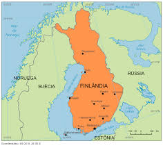 Mapa de hoteles en finlandia. Blog De Geografia Mapa Da Finlandia