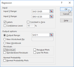 Regression Analysis In Excel Easy Excel Tutorial