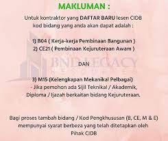Klik butang tambah dan ulang lagkah sebelumnya. Makluman Untuk Kontraktor Yang Kursus Mata Ccd Cidb Facebook