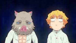 #kimetsu no yaiba #kny #demon slayer #inosuke hashibira #artists on tumblr #maplearts #hi inosuke is my favorite and no one can change my mind #i love this piggyboy smmm. Best Demon Slayer Gifs Gfycat