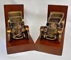 Antique Brass Early Model Automobile Bookends 50 S Or 60 039 S Bookends Antiques Antique Brass