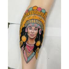 See more ideas about tattoos, portrait tattoo, portrait. My Stunningly Colourful Cher Portrait By Ashley Luka Brass Heart Tattoo Birmingham Uk Nerdtattoos