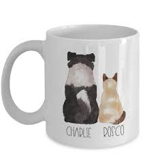 Build Your Own Dog And Cat Buddies Coffee Mug Custom Dog Mug Etsy In 2021 Custom Dog Pet Parent Gifts Custom Cat
