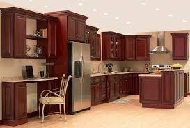 paint kitchen with cherry cabinets