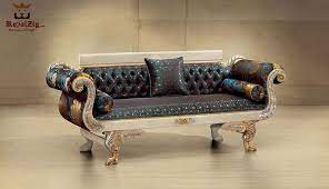 Beautiful Teak Wood Royal Maharaja Sofa Design Sofa Design Italian Sofa Designs Luxury Furniture Sofa