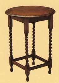 Mission Oak End Table Side Table Lamp Table With Barley Twist Legs Cute 28 X 20 5 X 20 5 Oak End Tables Side Table Lamps Antique Oak Furniture