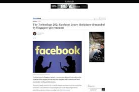 Govt Calls Out Washington Post For Perpetuating False Allegations Over Pofma Article Singapore News Asiaone