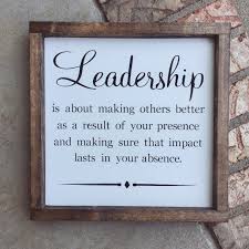 Leadership Quote Wood Sign Office Decor Retirement Gift Boss Gift By Morethanwordswallart On Etsy Htt Gifts For Your Boss Gifts For Boss Retirement Gifts