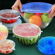 Silicone Stretch Lids Reusable Durable Food Storage Lids - Temu