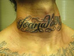 20 Name On Neck Name Tattoos On Neck Neck Tattoo Neck Tattoo For Guys
