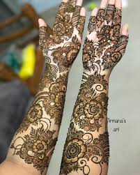 Latest pic mehndi designs images on this site will help you to discover the best mehndi plan which suits your full hand. Mehendi Design With Floral Patches Shaadiwish