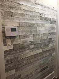 Amazon Com Epic Artifactory Reclaimed Barn Wood Wall Panels Diy Peel And Stick Easy Installati Reclaimed Barn Wood Wall Reclaimed Barn Wood Wood Panel Walls