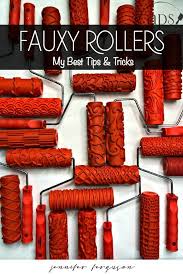Decorative Rollers Fauxy Rollers The Roller Queen S Inner Circle Tips Tricks Dec Wall Painting Techniques Painting Walls Tips Patterned Paint Rollers