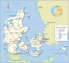 Once we were brutal vikings. Political Map Of Denmark Nations Online Project