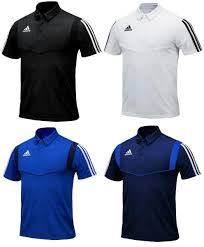 Details About Adidas Men Tiro 19 Polo S S Shirts Training Black White Tee Gym Jersey Dt5411