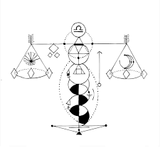 Geometric Libra Libra Tattoo Zodiac Tattoos Geometric Tattoo