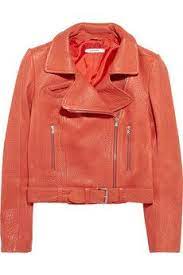 Carven Textured Leather Biker Jacket Net A Porter Com Biker Jacket Jackets Clothes Design