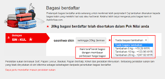 Lebih baik beli bagasi air asia sebelum berangkat dengan. Pek Nilai Pelbagai Tambahan Untuk Tempahan Anda