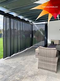 Outdoor vorhang aussenvorhang vorhänge garten pergola thermo mit ösen uvschutz. Pergola Outdoorvorhang Wasserbecken Garten Hintergarten Garten Terrasse
