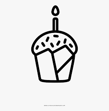 And, i love cupcake pictures to color. Birthday Cupcake Coloring Page Hd Png Download Transparent Png Image Pngitem