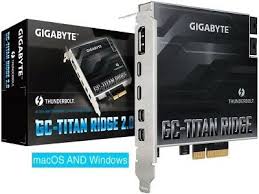 The variety of ports allows you to use this dock to connect up to eight devices. Gigabyte Gc Titan Ridge 2 0 Thunderbolt 3 Usb C 3 2 Lichthupe Mac Pro Bootscreen Ebay