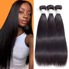 Brazilian body wave hair 3 bundles with frontal high quality brazilian virgin human hair lace frontal closure with bundles. Buy Brazilian Straight Hair Weave Bundles Virgin Hair 24 26 28 Natural Black 300g 100 Unprocessed Brazilian Virgin Weave Human Hair Extensions Online In Indonesia B081kwswnd
